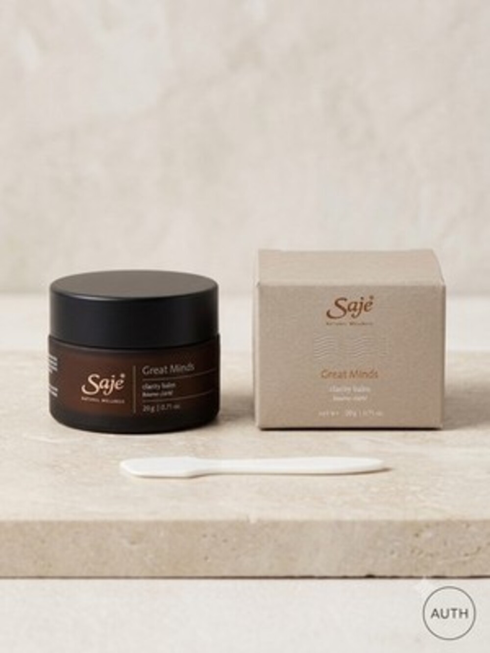 Saje Natural Wellness Great Minds Clarity Balm 20g / 0.71 oz Focus Balm NIB⁠